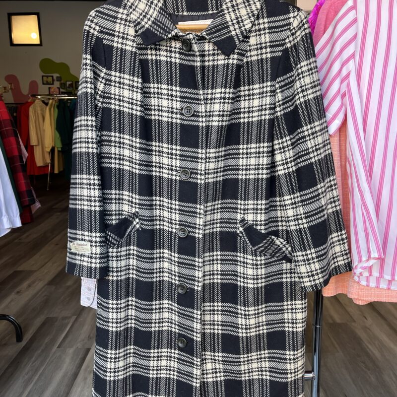 1970s Pendleton Plaid Wool Coat