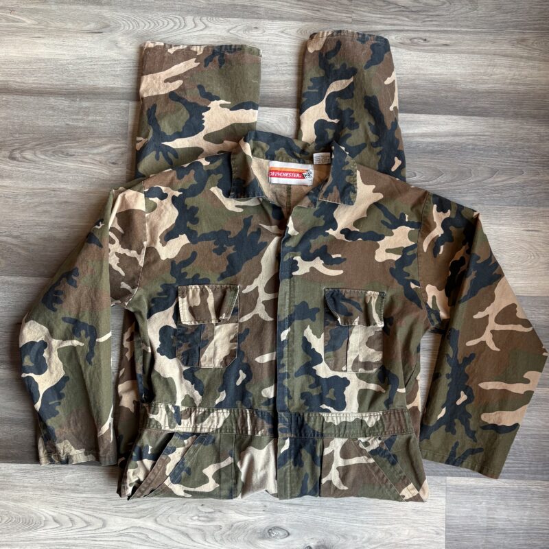 1980s camo coveralls