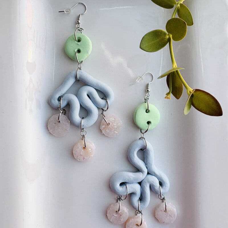 Jessica Janzer Squiggle Drop earrings