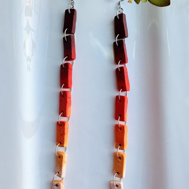 Jessica Janzer 7 inch gradient duster earrings