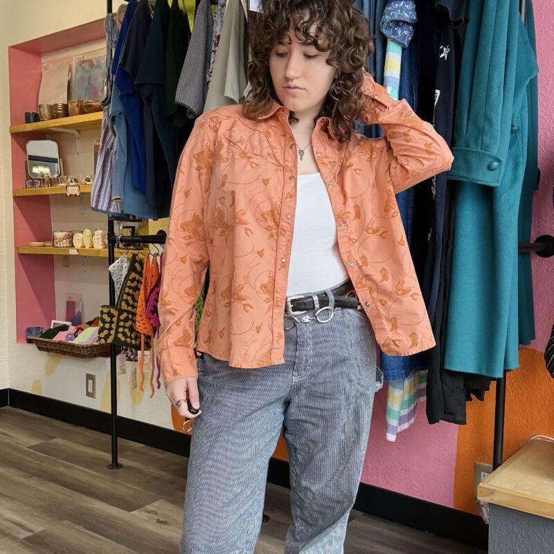 1990s cotton western shirt