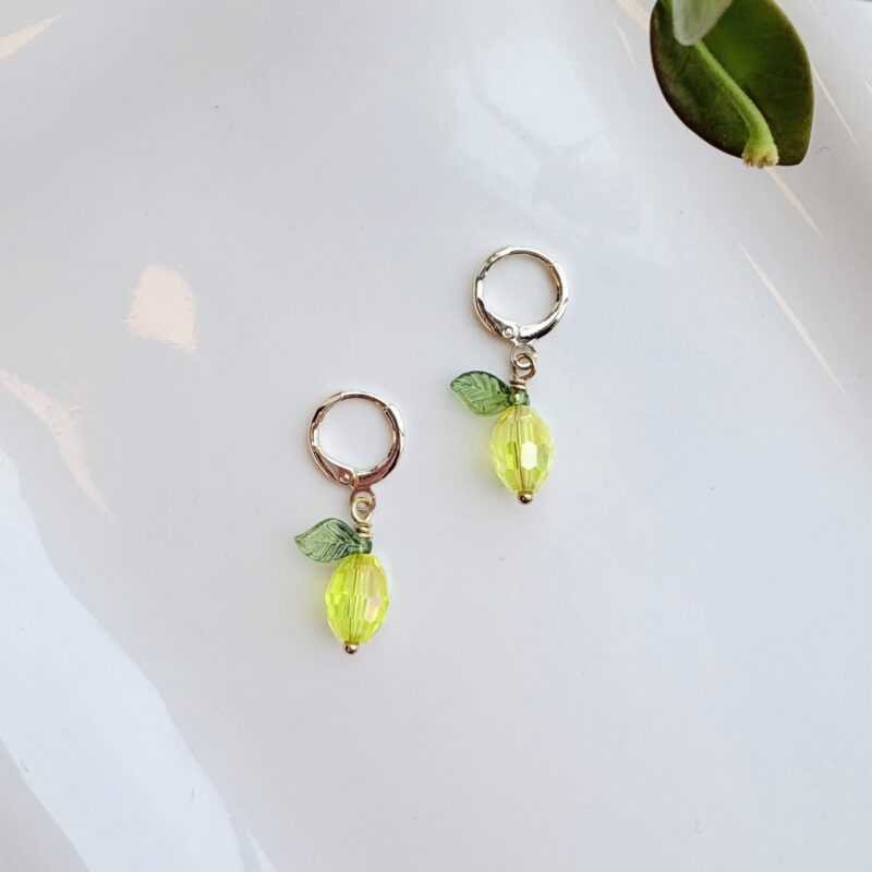 Anka Snider lemon earrings