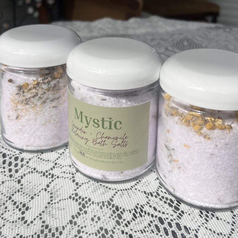 Mystic lavender & chamomile relaxing bath salts