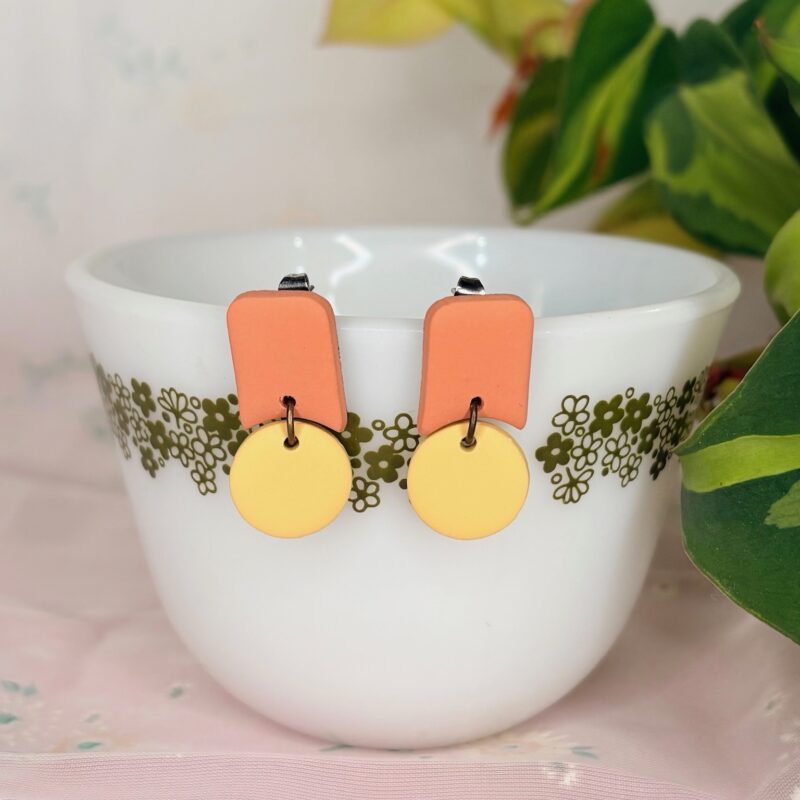 TSE x Jen Maguire “The Susan” Earring in Orange-Yellow