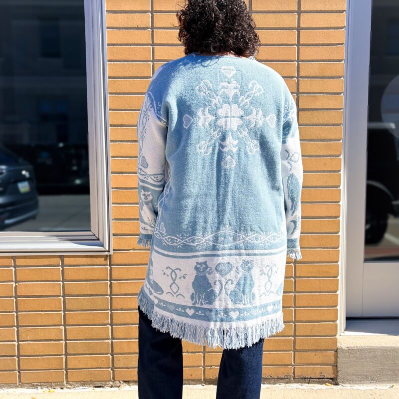 TSE X RE/LOADED UPCYCLED CAT FRINGE DUSTER